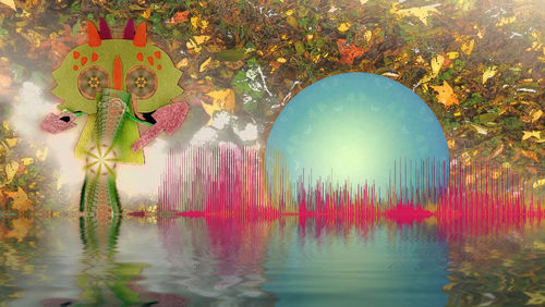 El Composteur Harvests A Wave, comprising Kara's snowy ivy, Apoxode's wave form and spinningmerkaba's El Composteur