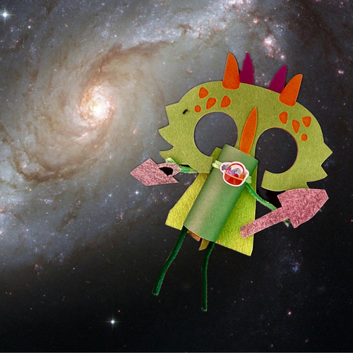 El Composteur In Outer Space, Mixed Media