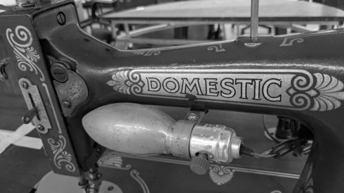 Vintage Sewing Machine, A vintage sewing machine