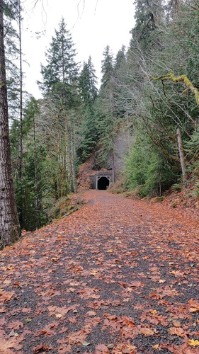 A former railroad tunnel, A former railroad tunnel