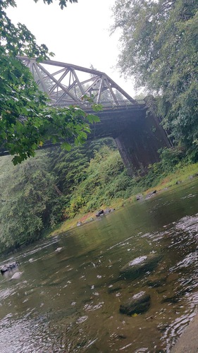 A bridge and a river, A bridge and a river